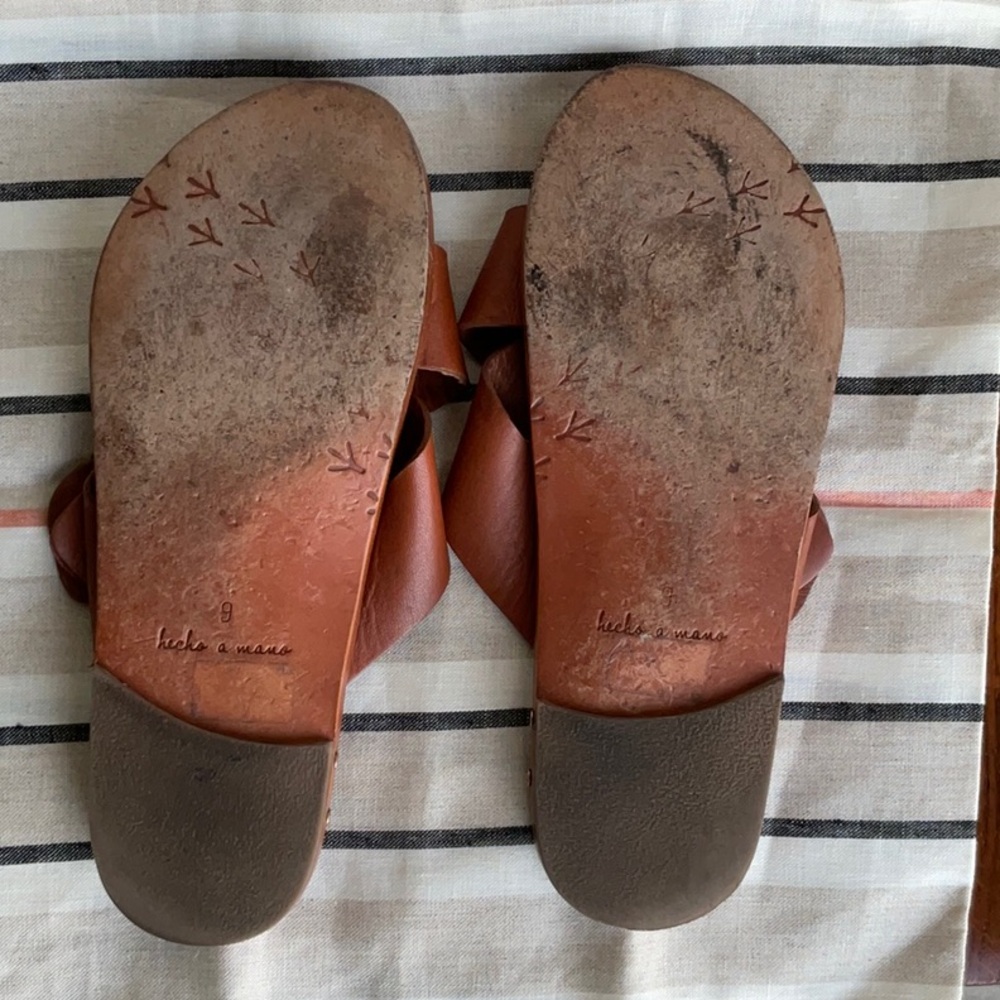 Beek Leather Two-strap Slides 9 - Picture 5 of 8